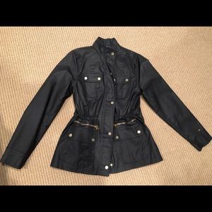Navy Rain Coat